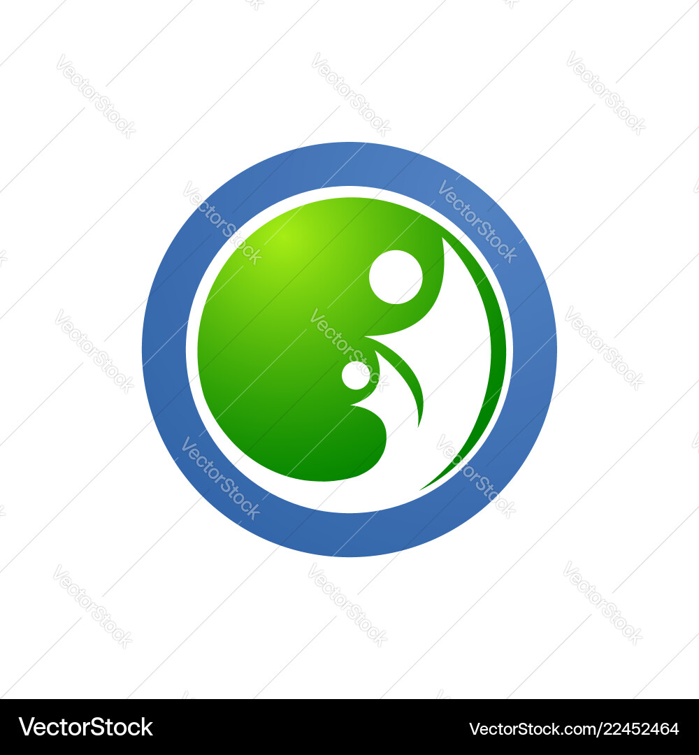 Kreis menschliche Familie Liebe Logo und Symbole Kreis menschliche Familie Liebe Logo und Symbole vektorbild