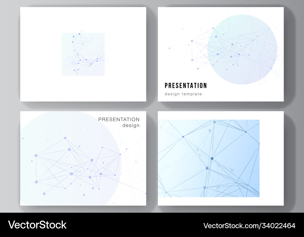 Layout presentation slides design Layout presentation slides design vector image