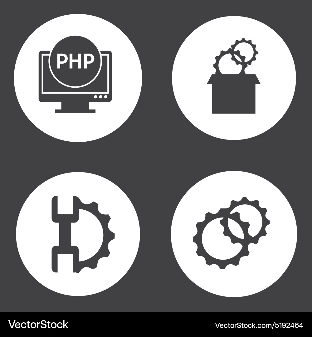 Programming language vector image