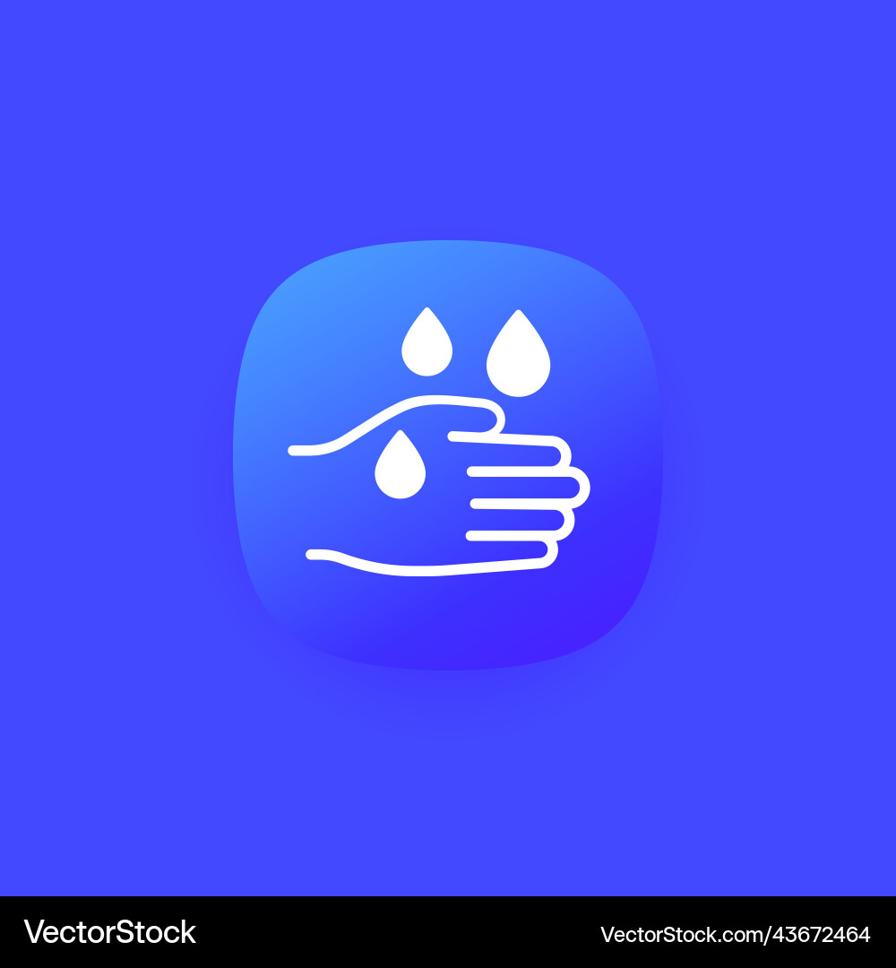 Waschen Hände Icon Hygiene und Desinfektion Waschen Hände Icon Hygiene und Desinfektion vektorbild