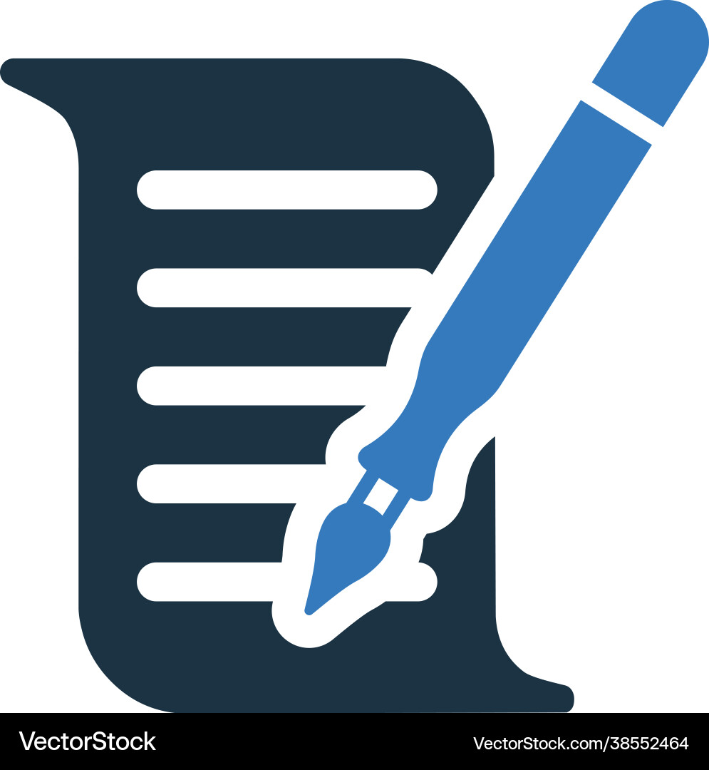 Write edit writing icon simple editable vector image
