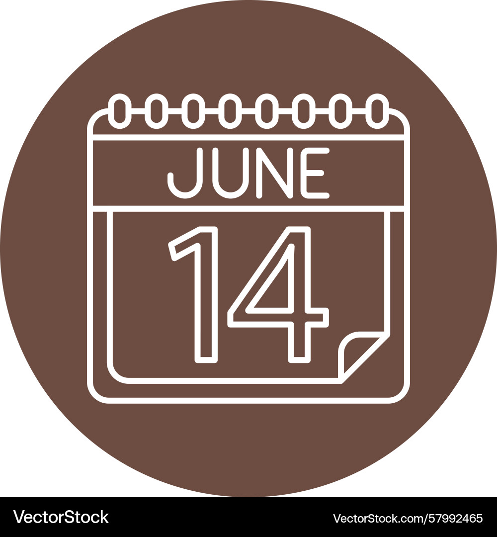 June line multi circle Vector Image