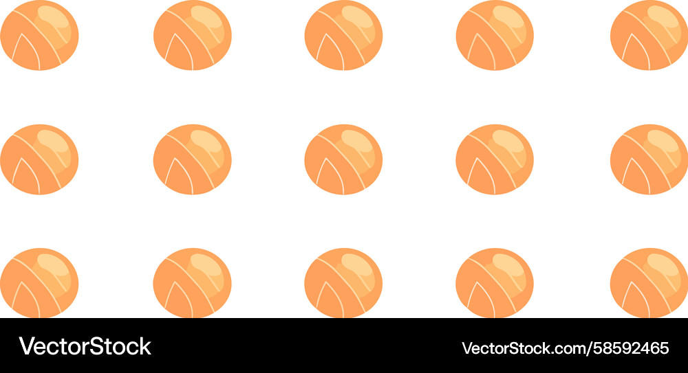 Symmetrical Orange Ball Array Vector Image