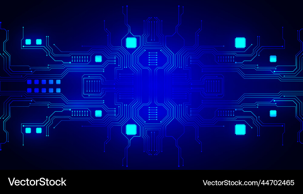 Technology background with hi-tech digital Technology background with hi-tech digital vector image