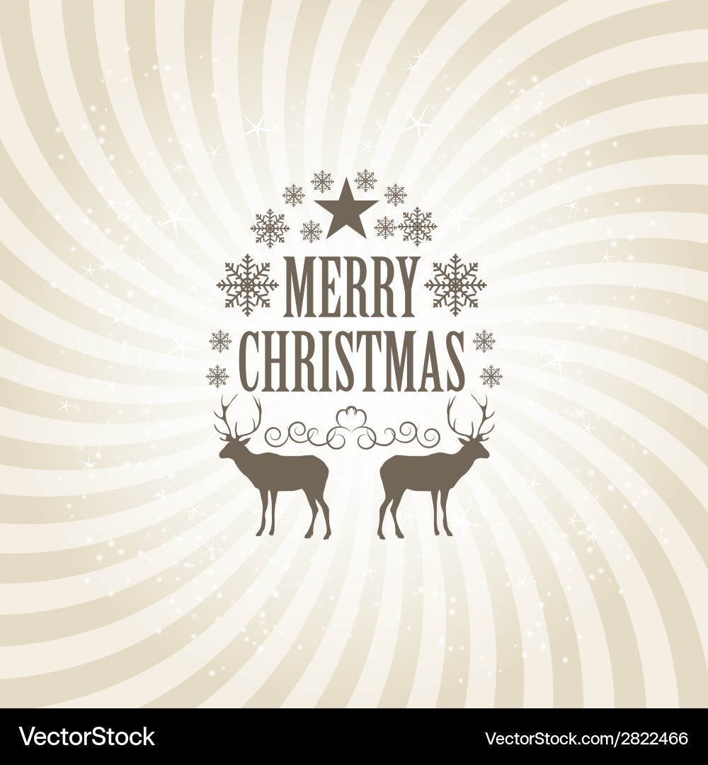 Abstract Christmas & New Year Background Vector Image