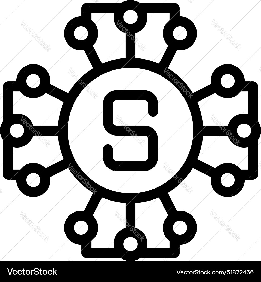 Secure platform icon representing data protection Secure platform icon representing data protection vector image