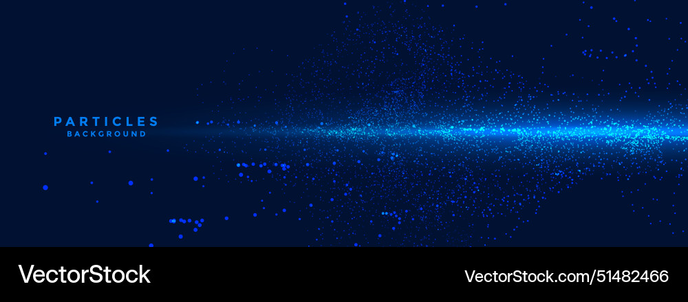 Shiny and abstract digital particle futuristic vector image