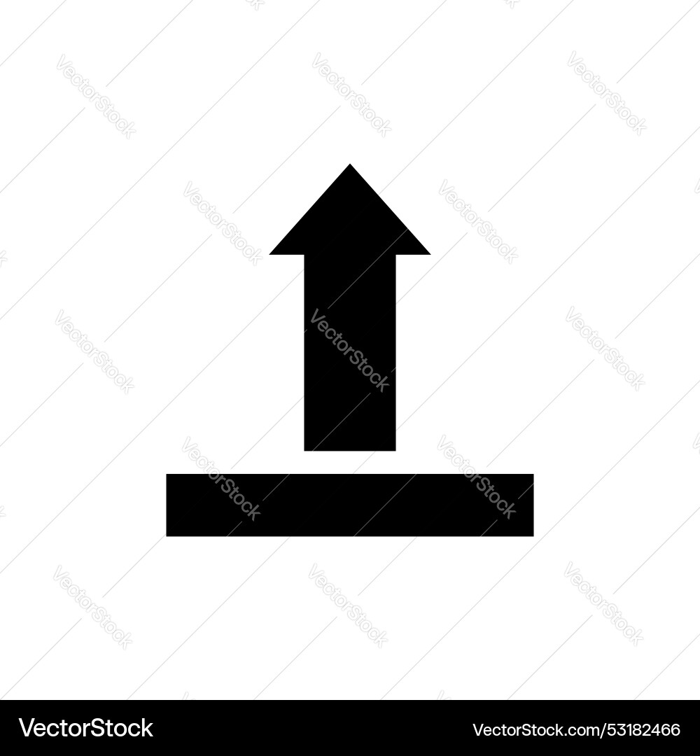 Upload icon set file image or document vector image