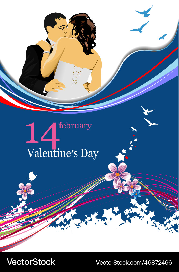 Valentine s Tag Hintergrund mit und Kuss Valentine s Tag Hintergrund mit und Kuss vektorbild