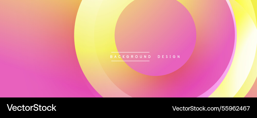 Abstract composition with layered circular Abstract composition with layered circular vector image