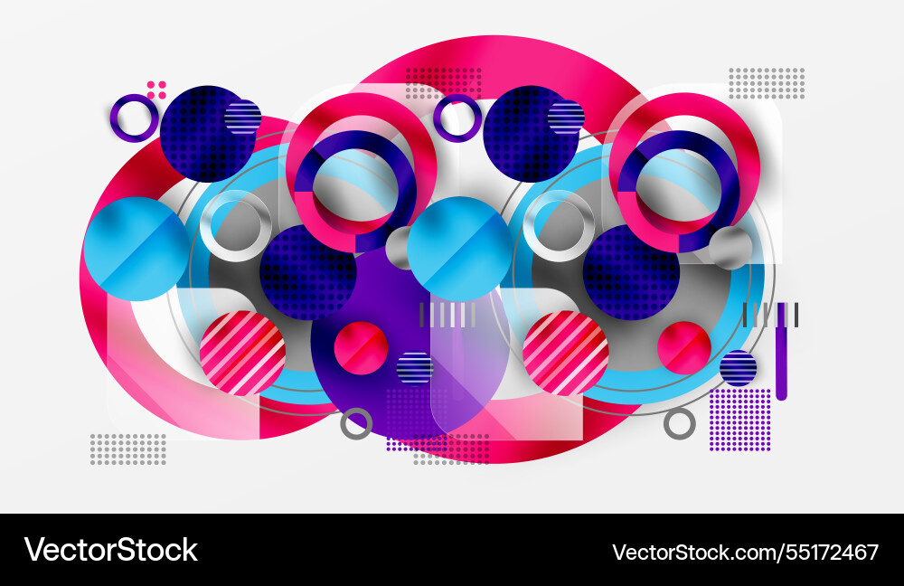 Abstract geometric background with overlapping Abstract geometric background with overlapping vector image