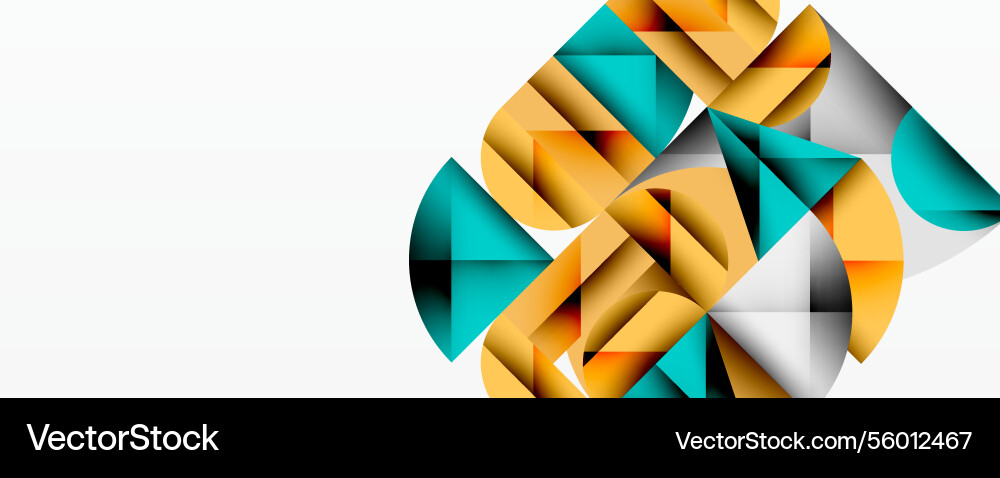 Abstract geometric design with intersecting Abstract geometric design with intersecting Vector Image