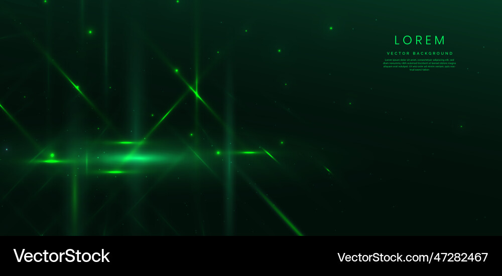 Abstract technology futuristic glowing green Abstract technology futuristic glowing green vector image