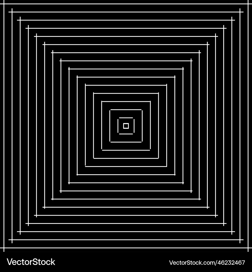 Monochrome lines forming a square seamless pattern Monochrome lines forming a square seamless pattern vector image