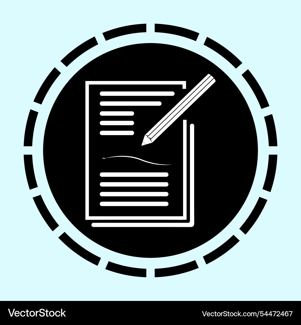 Paper icon with three layers of sheets Paper icon with three layers of sheets vector image