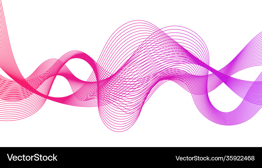 Abstract backdrop with colorful wave gradient Abstract backdrop with colorful wave gradient vector image