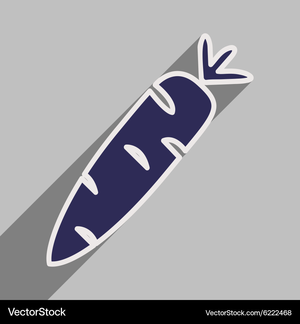 Flat with shadow icon and mobile application Vector Image