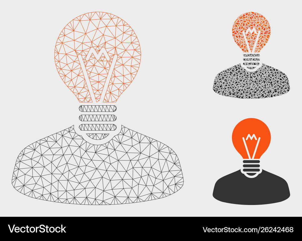 Inventor mesh wire frame model and triangle Inventor mesh wire frame model and triangle Vector Image