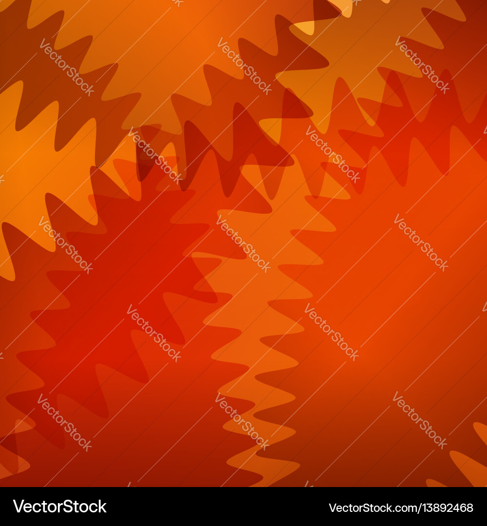 Orange futuristic background with curve lines Vector Image