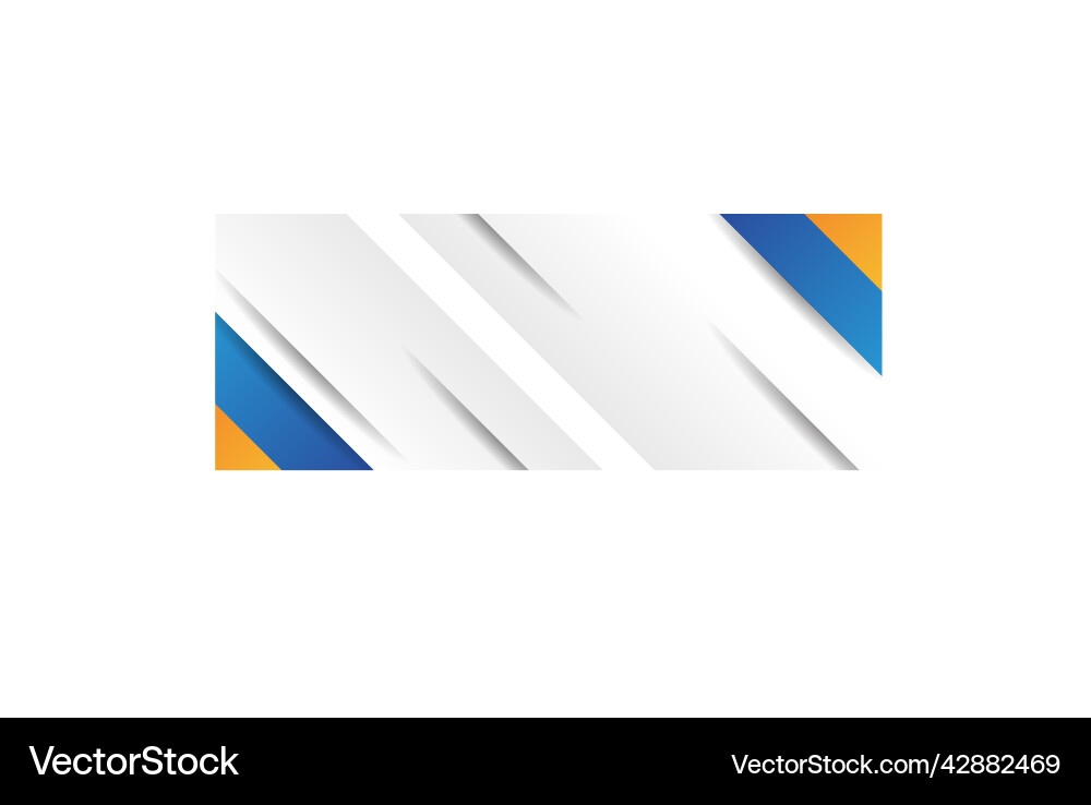 Abstract banner background with lines pattern vector image
