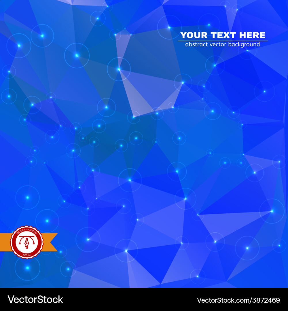 Abstract colorful triangles background Vector Image