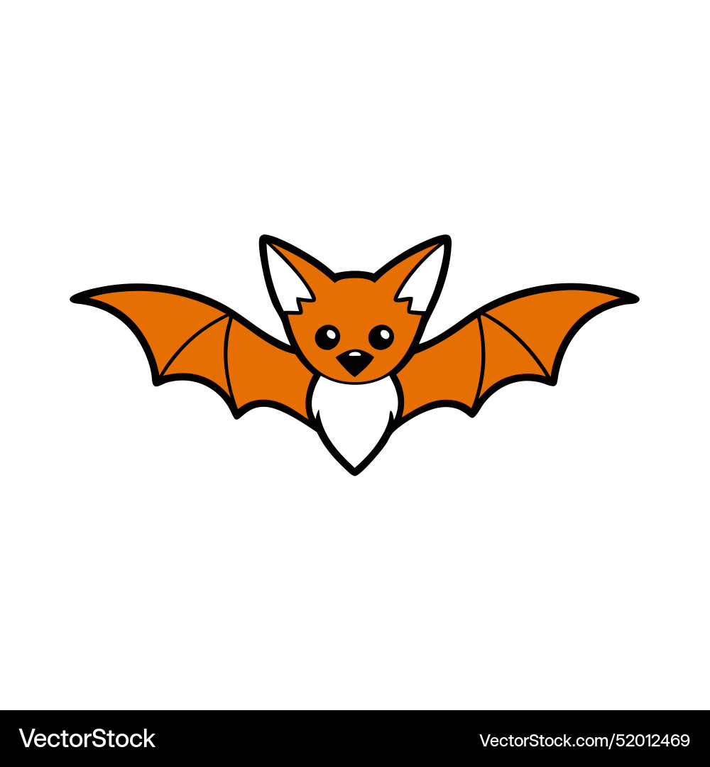Flying fox looks icon Royalty Free Vector Image