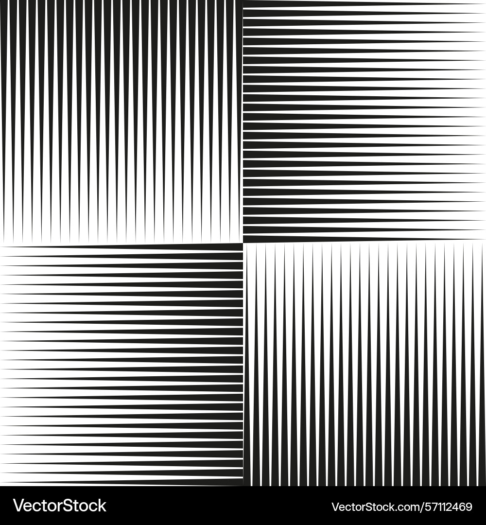 Square line segments optical block pattern stripe Square line segments optical block pattern stripe vector image