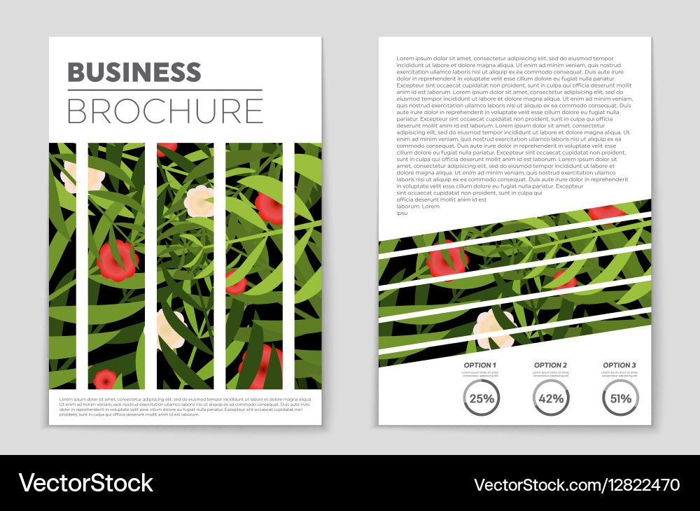 Abstract layout background set for art Vector Image