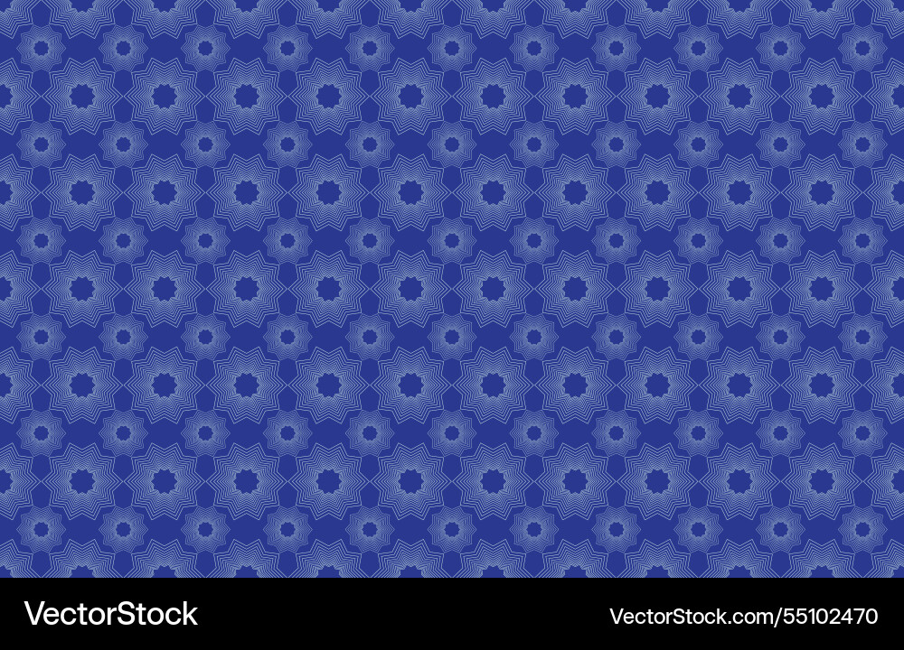 Ajrakh pattern and block print batik vector image