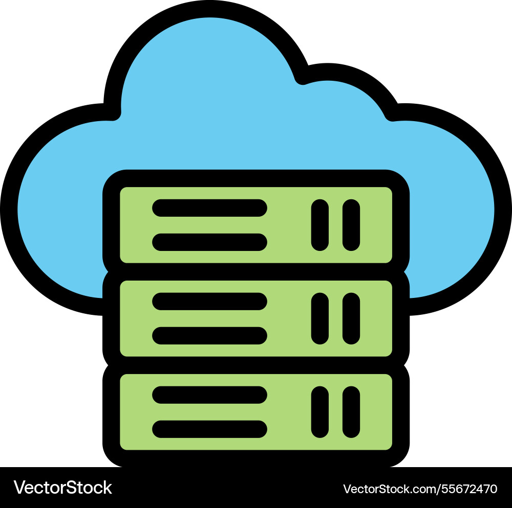 Database icon design vector image