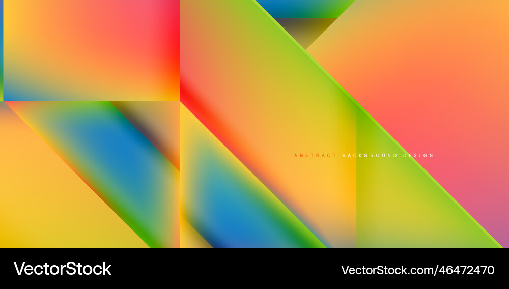 Dynamic bright lines abstract background stripes Vector Image