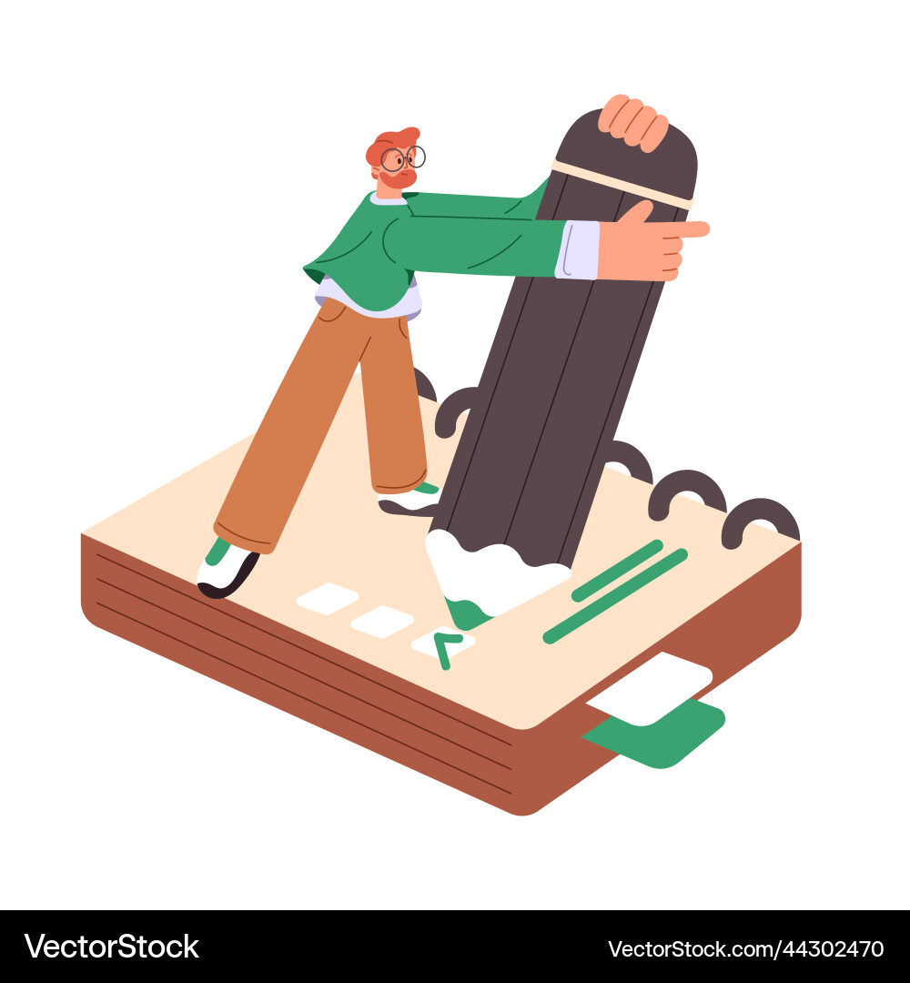 Marking business task as done ticking checkbox Marking business task as done ticking checkbox vector image