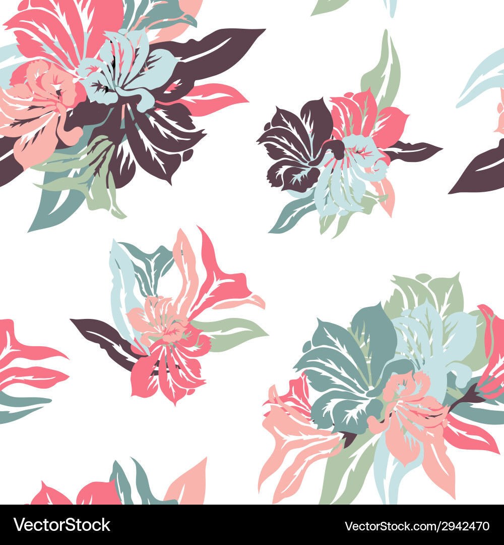 Seamless pattern vector image