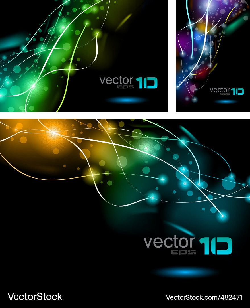 Abstract Light Spectrum Background vector image