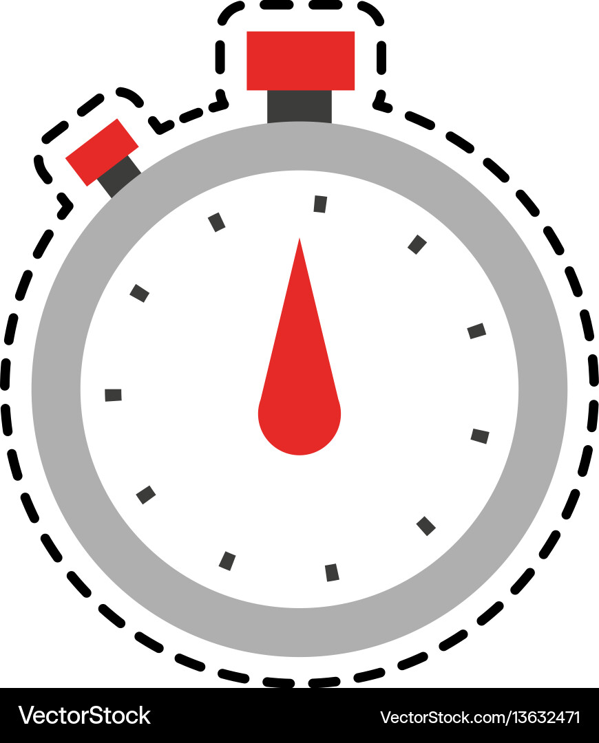 Analog chronometer icon image Analog chronometer icon image vector image