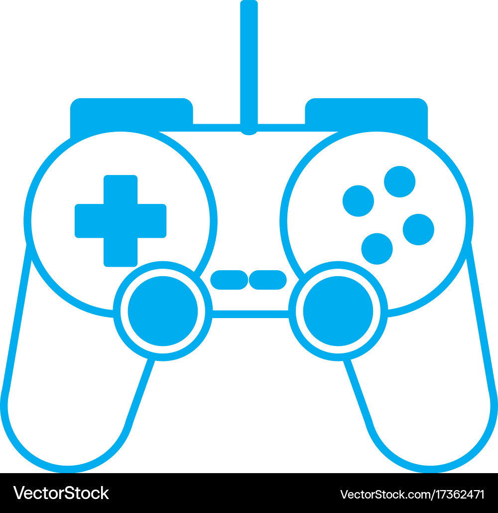 Console gamepad Vector Image