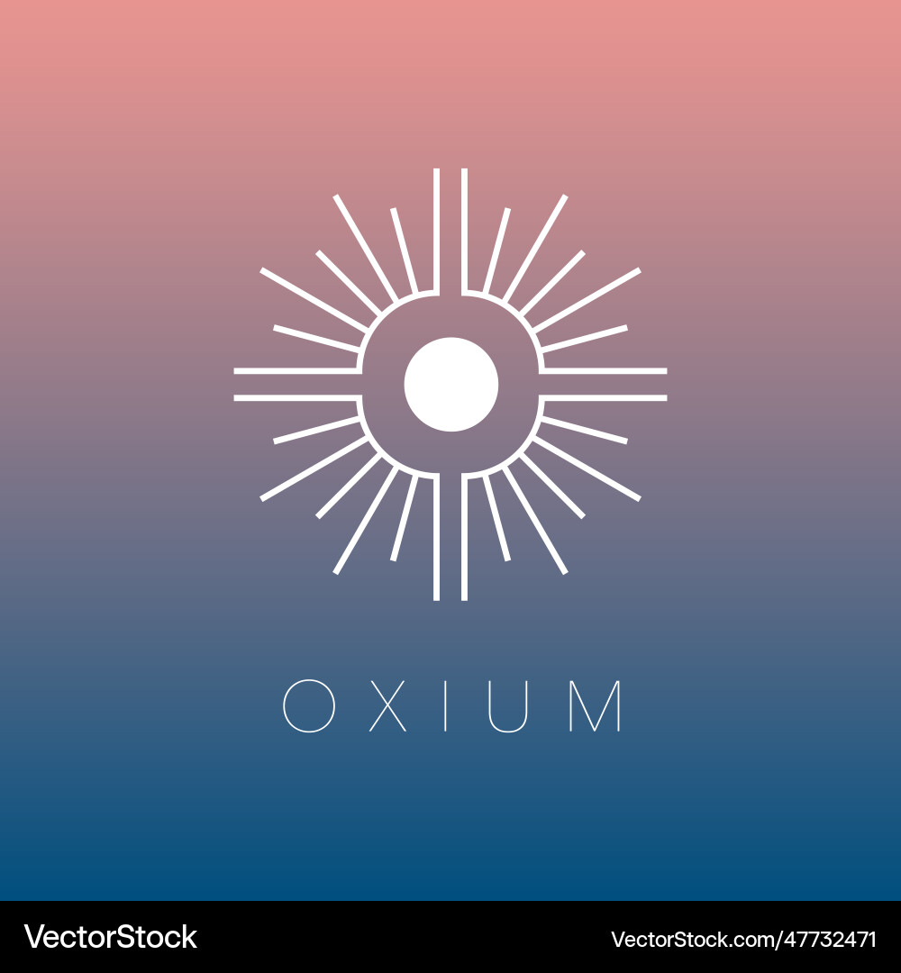 Minimal space logo design celestial logotype Minimal space logo design celestial logotype Vector Image