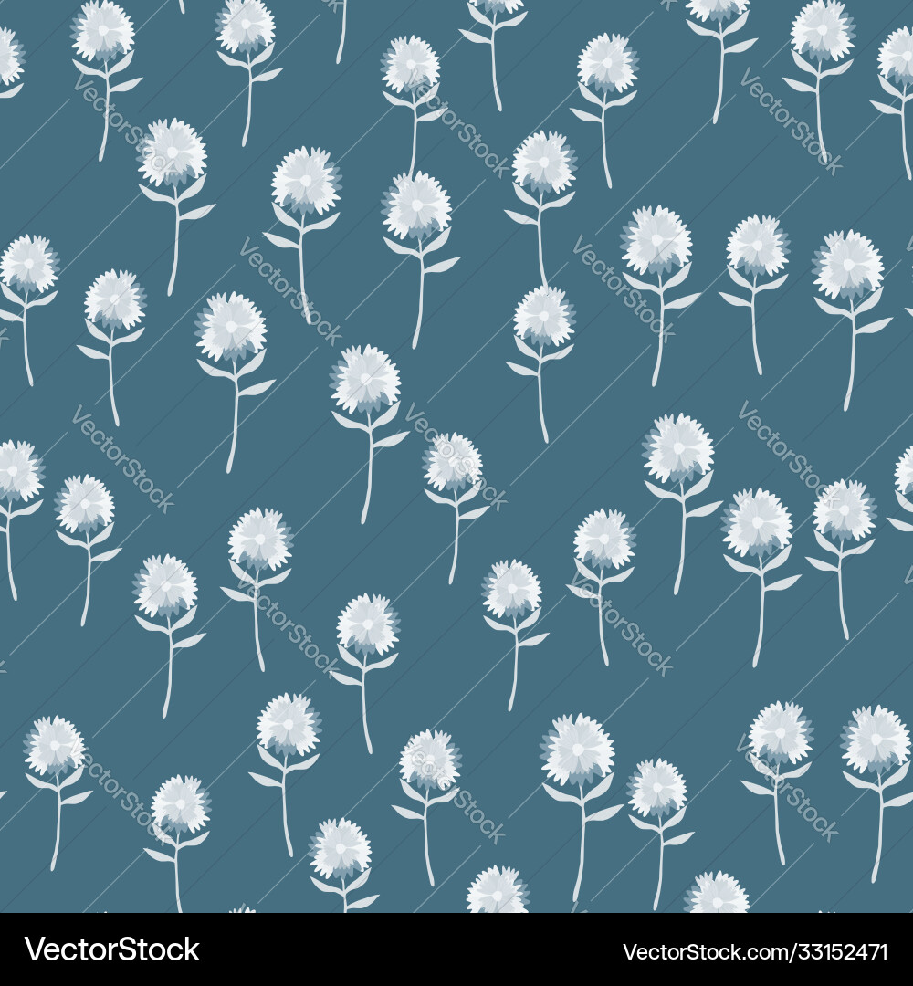 Random little dandelion elements seamless pattern Random little dandelion elements seamless pattern vector image