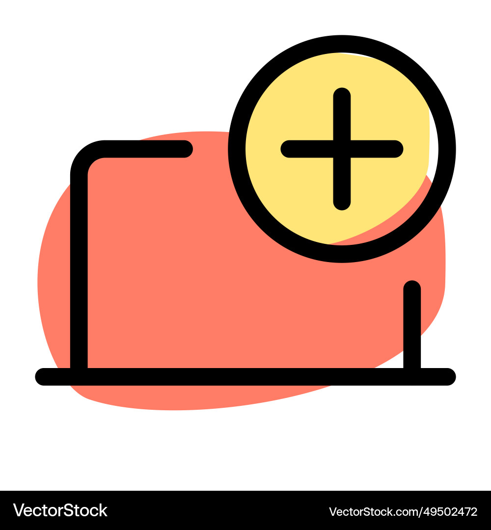 Create desktop shortcut with a new icon vector image