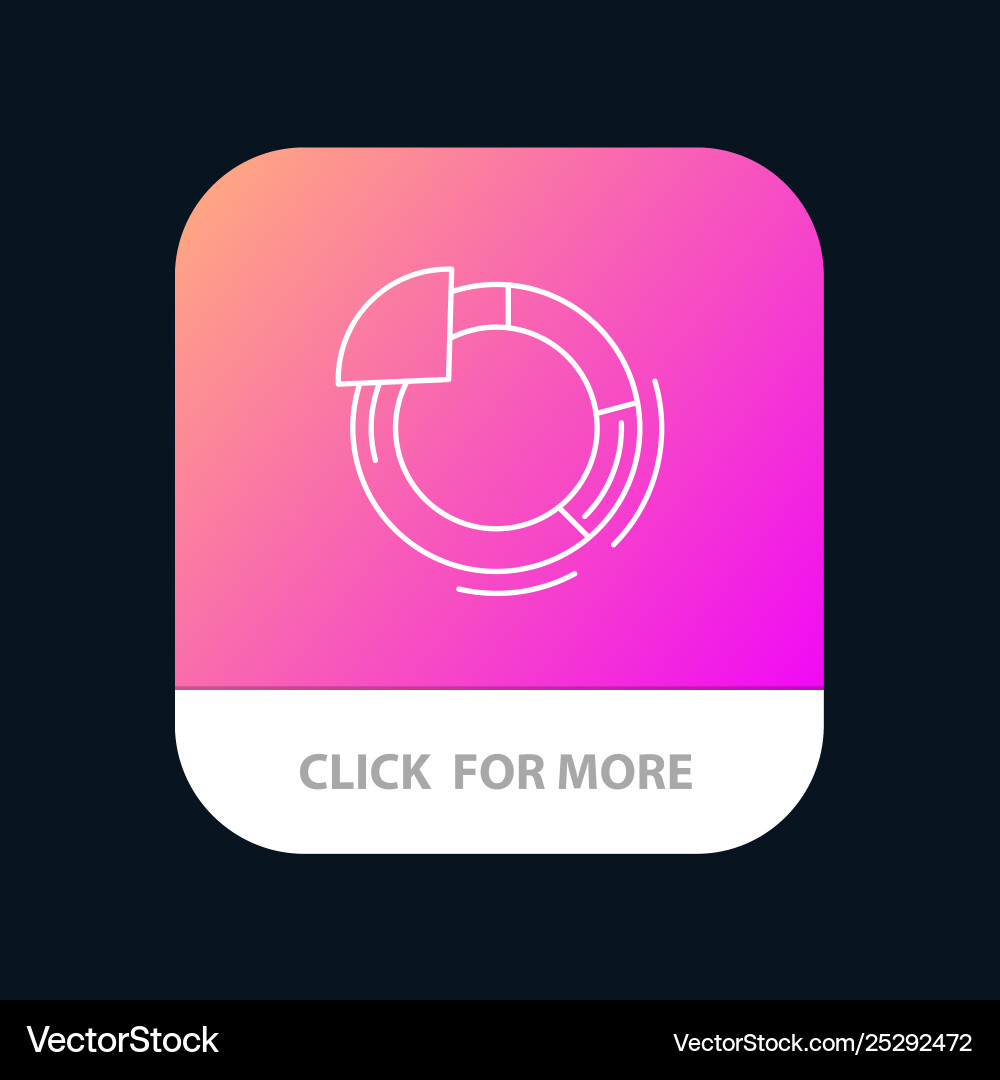 Diagramm Kreis Pier Diagramm mobile App-Taste android Diagramm Kreis Pier Diagramm mobile App-Taste android vektorbild