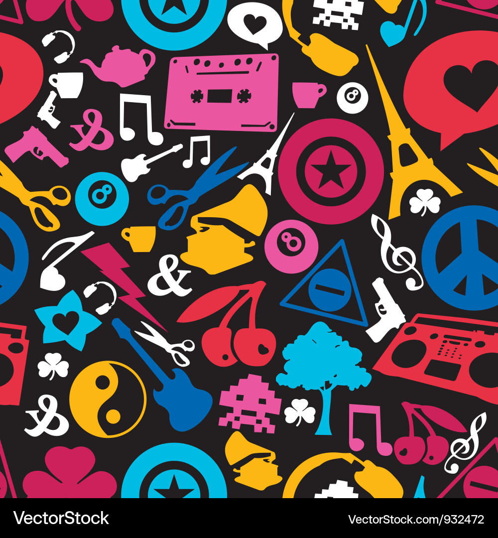 Different objects vector image
