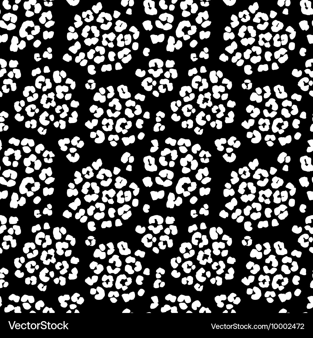 Leopard Print Seamless Pattern Vector Image