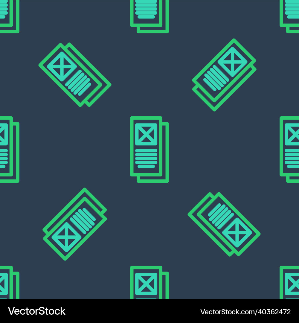Line browser window icon isolated seamless pattern vector image