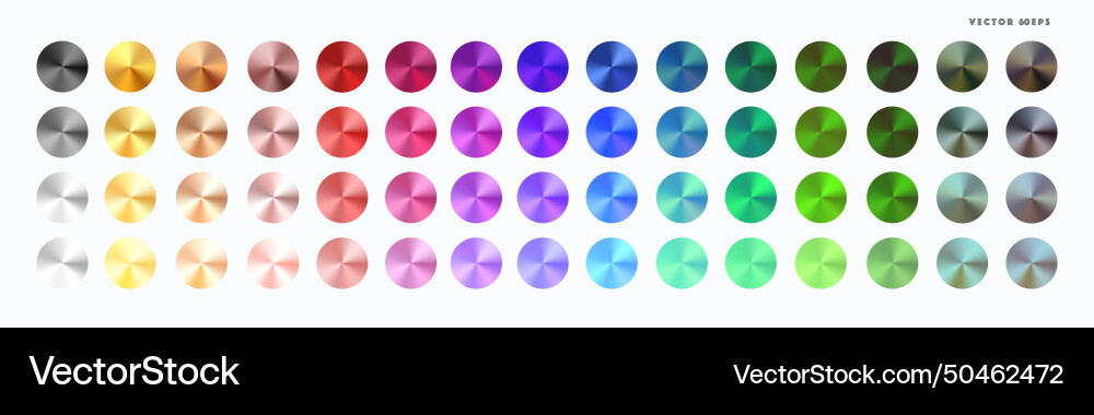 Multifarbige radiale Gradient Sammlung Multifarbige radiale Gradient Sammlung vektorbild