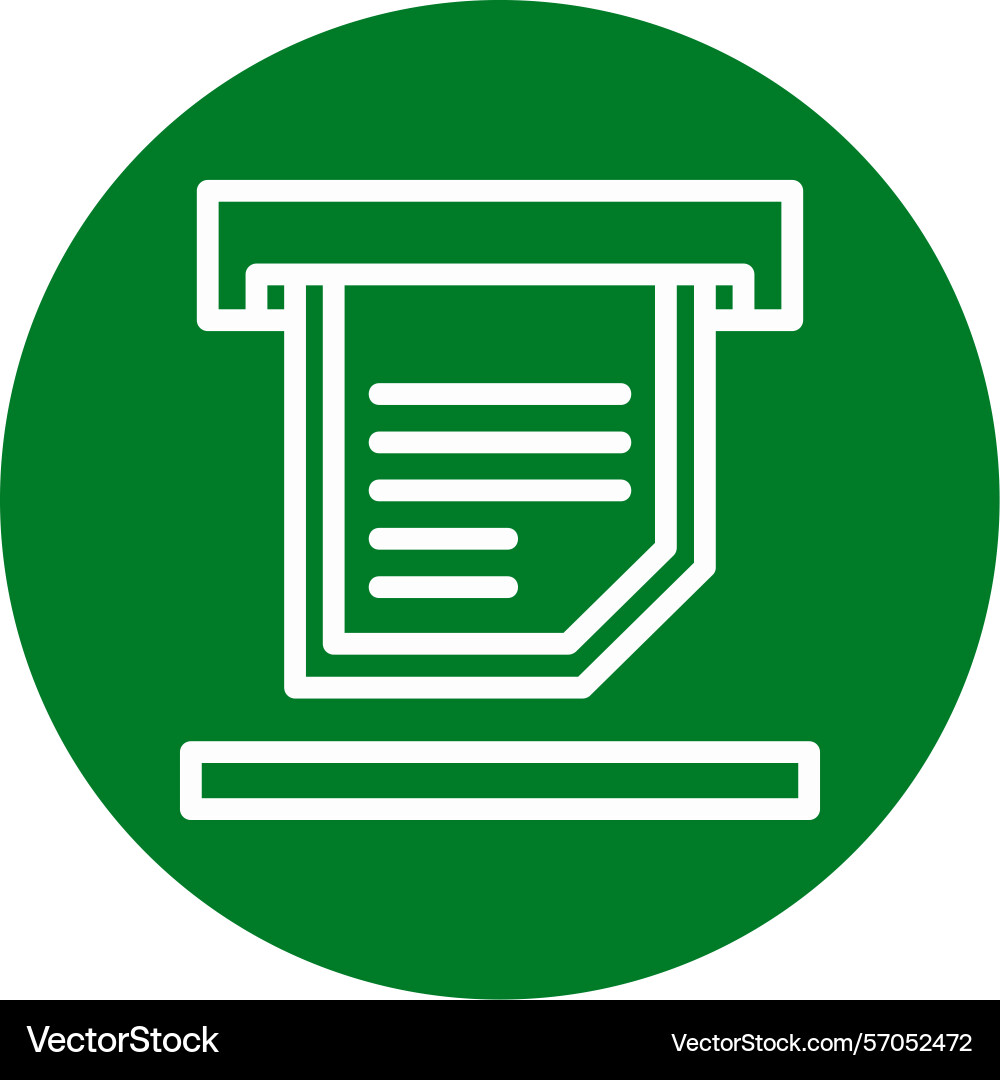Print line circle style icon design vector image