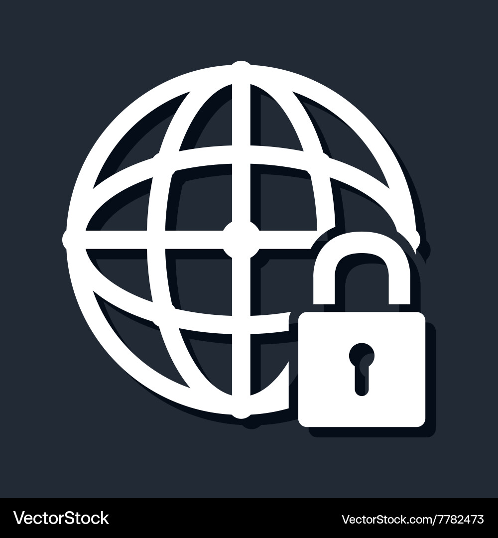 Data base design vector image