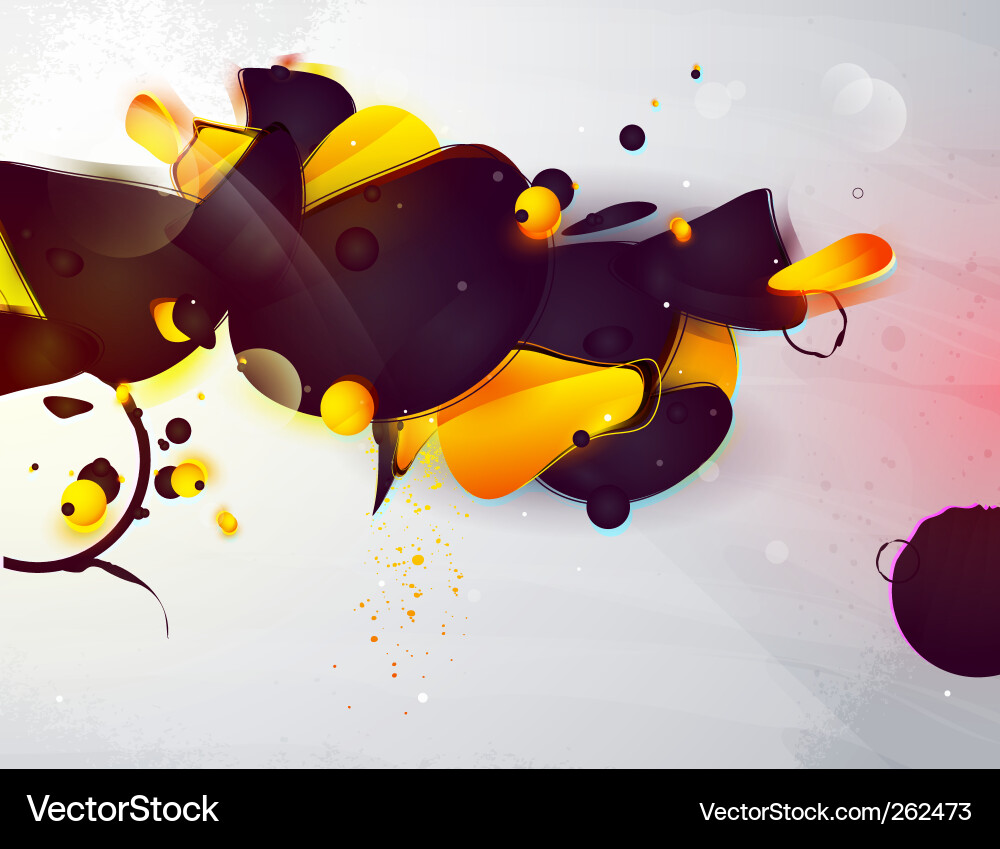 Dynamic Forms & Swirls Vector Image