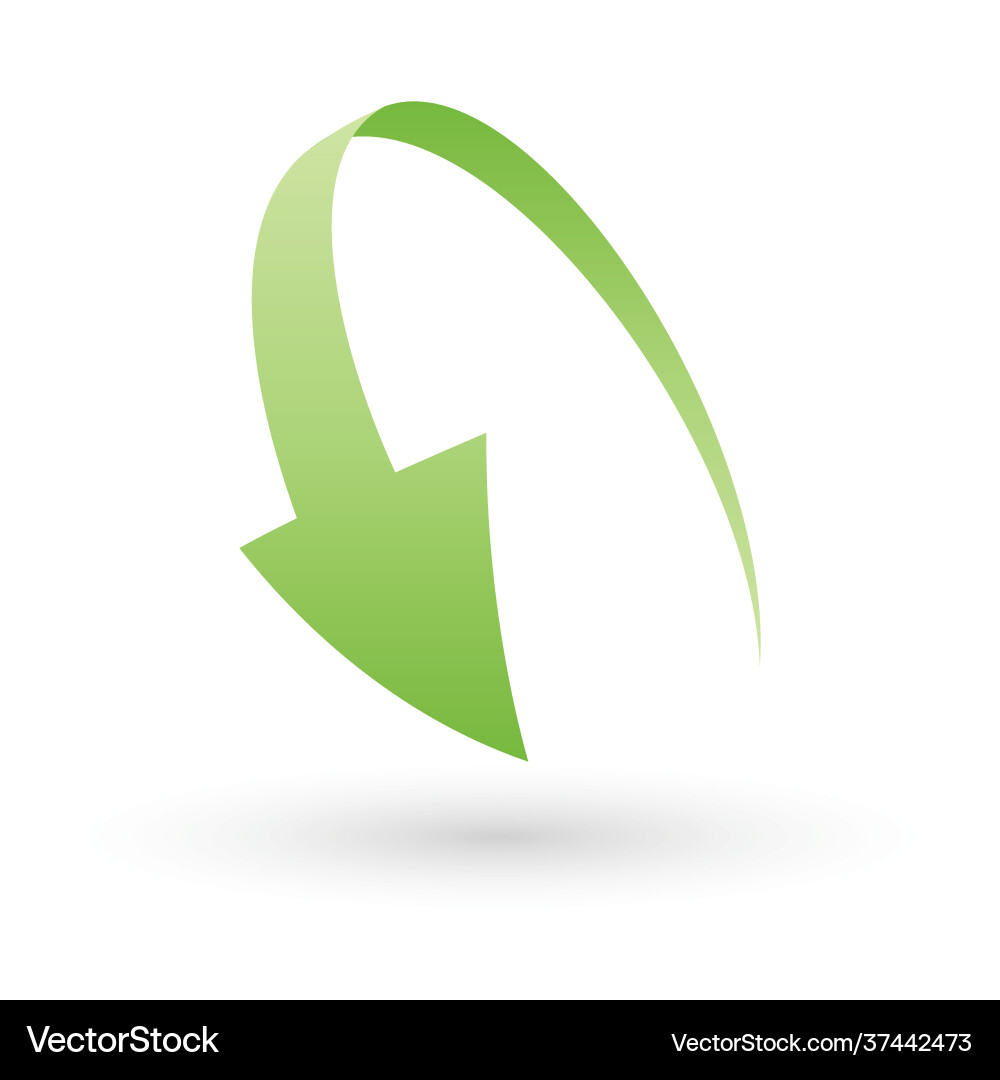 Einfache Schleife Kreis Pfeil Symbol Einfache Schleife Kreis Pfeil Symbol vektorbild