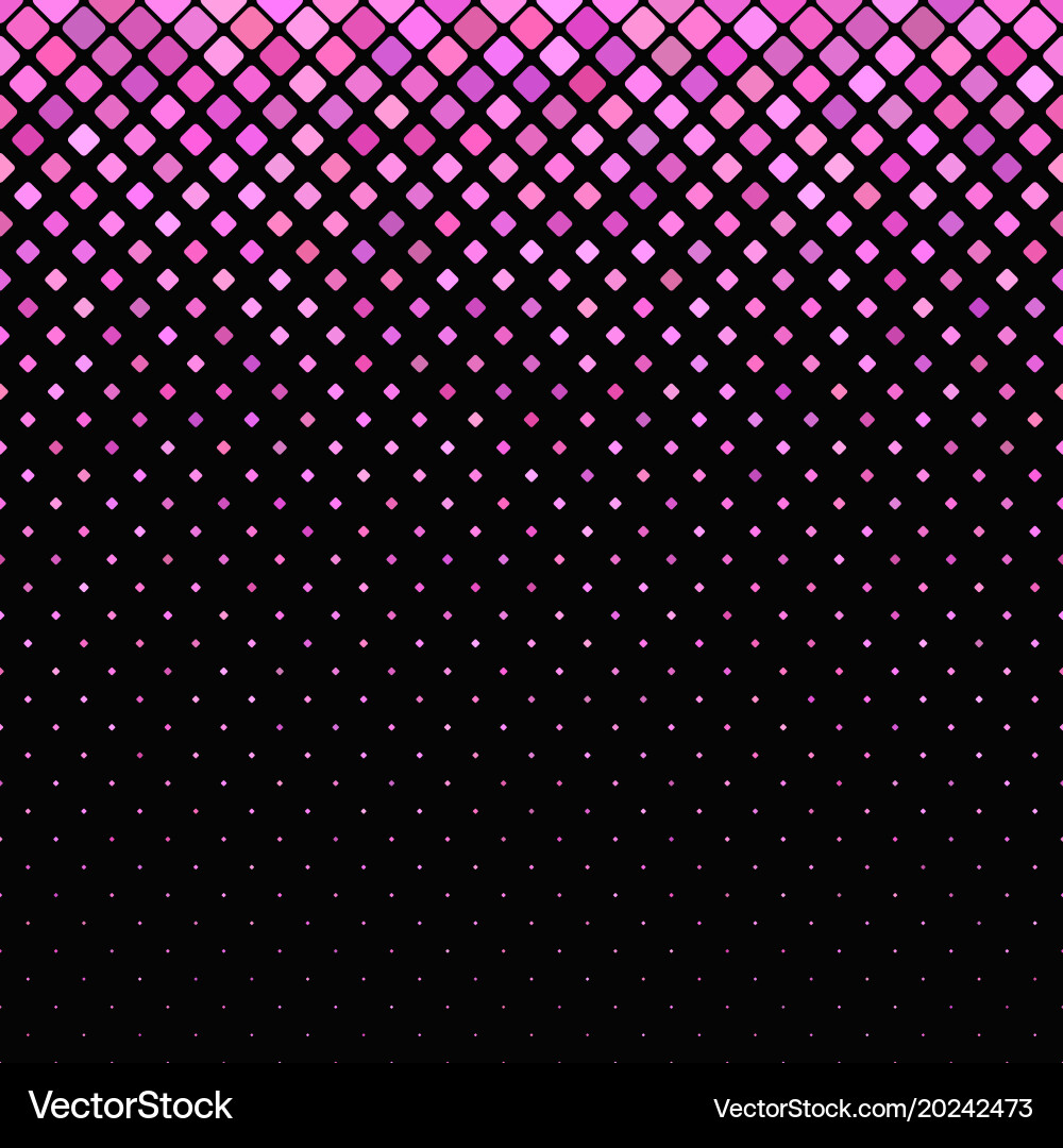 Geometric diagonal square pattern background vector image