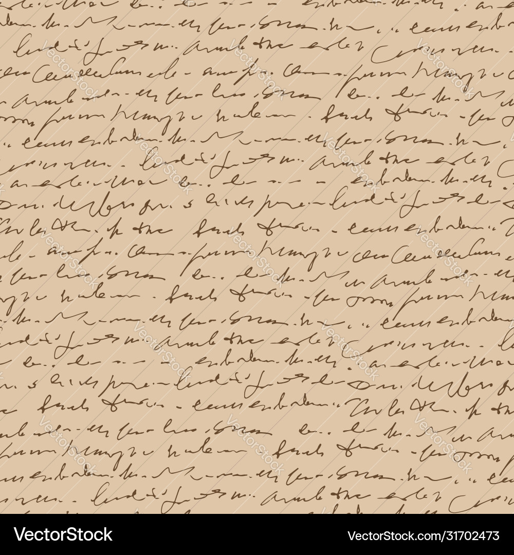 Handwritten abstract text seamless pattern Handwritten abstract text seamless pattern vector image